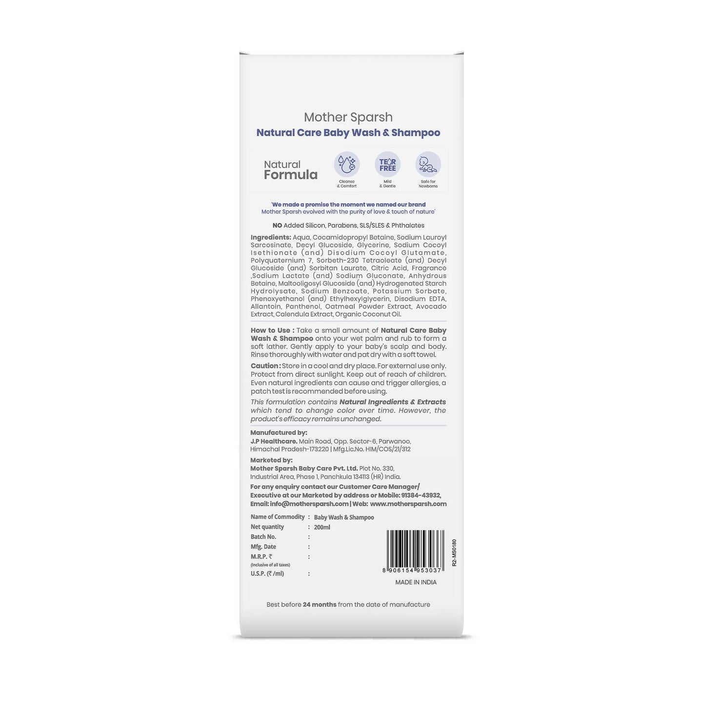 Natural Care Baby Wash & Shampoo