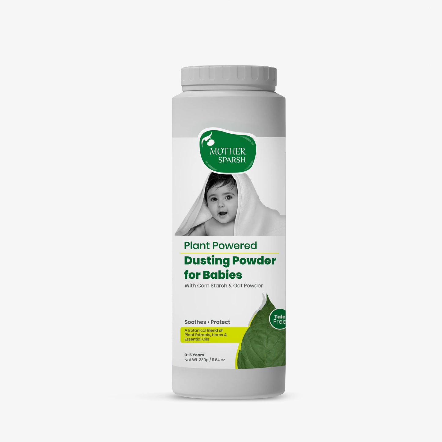 Mother Sprash Plant Powered Dusting Powder for Babies 330g 