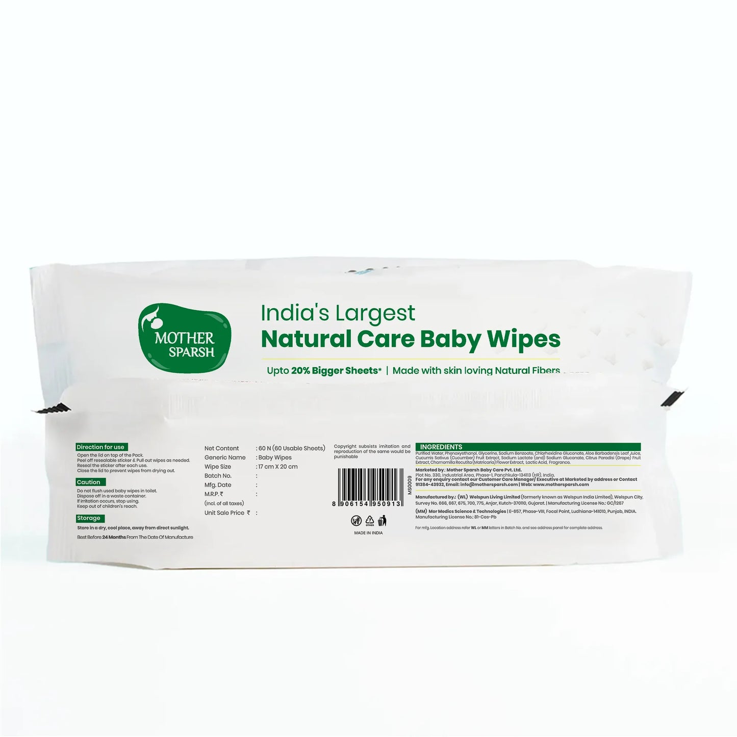 Plant Powered Baby Wipes - Grapefruit