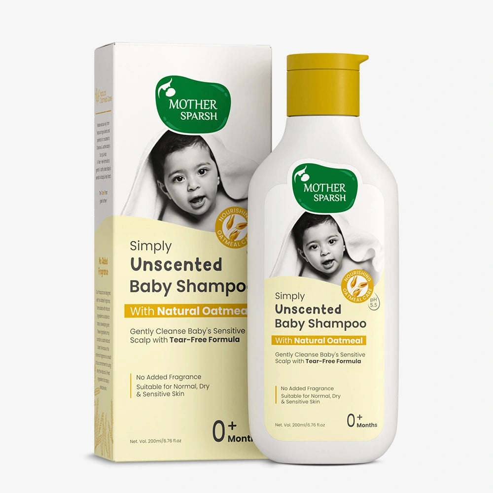 Cleanse with Truly Unscented Baby Shampoo 