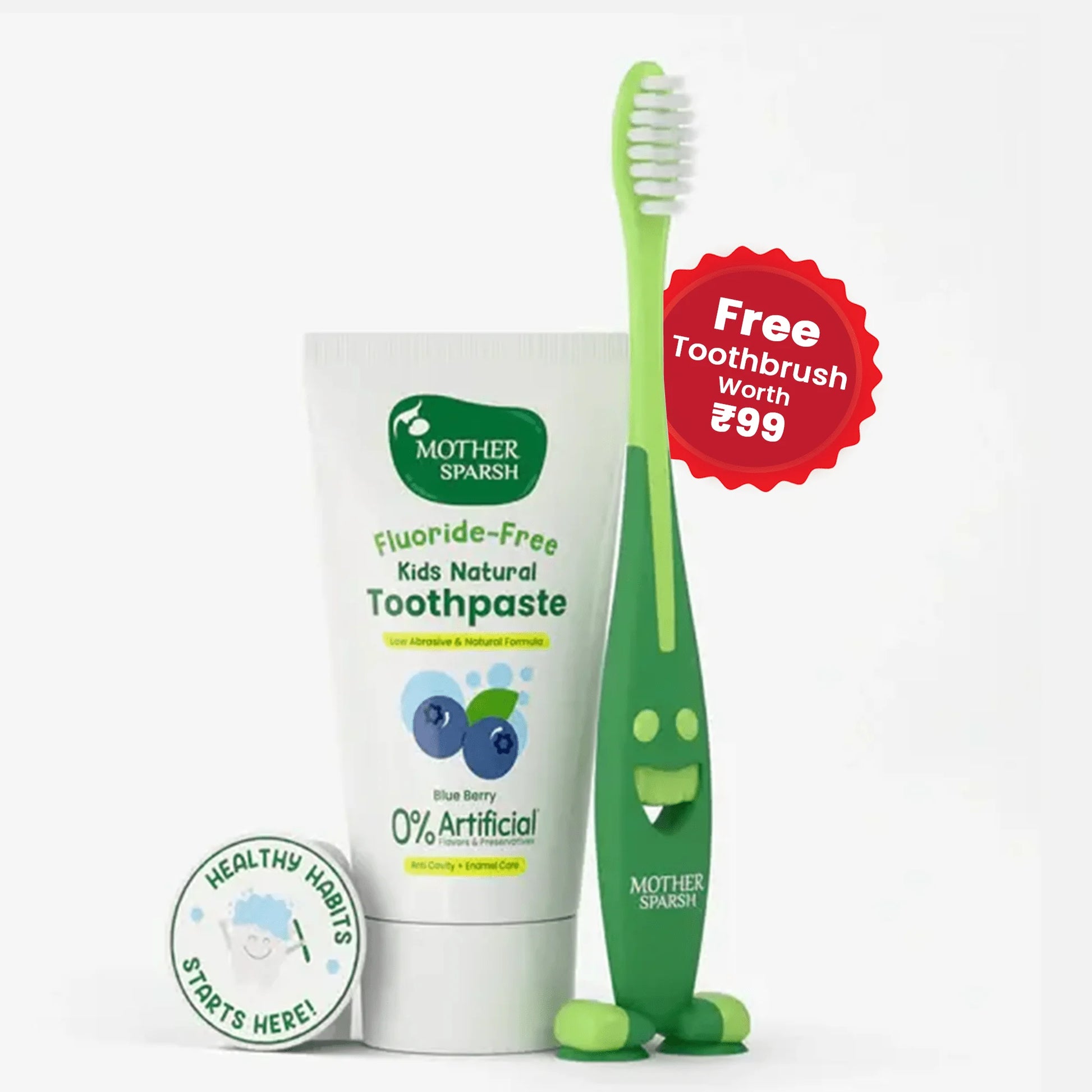 Kids natural Toothpaste-Fluoride Free