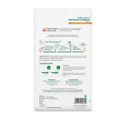 Kids Natural Mix Fruit Toothpaste