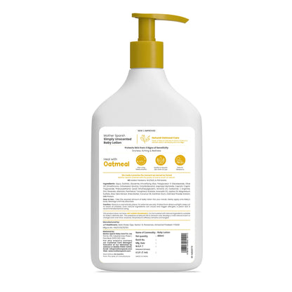 Simply Unscented Baby Lotion - Hydrating & Gentle for Sensitive Skin