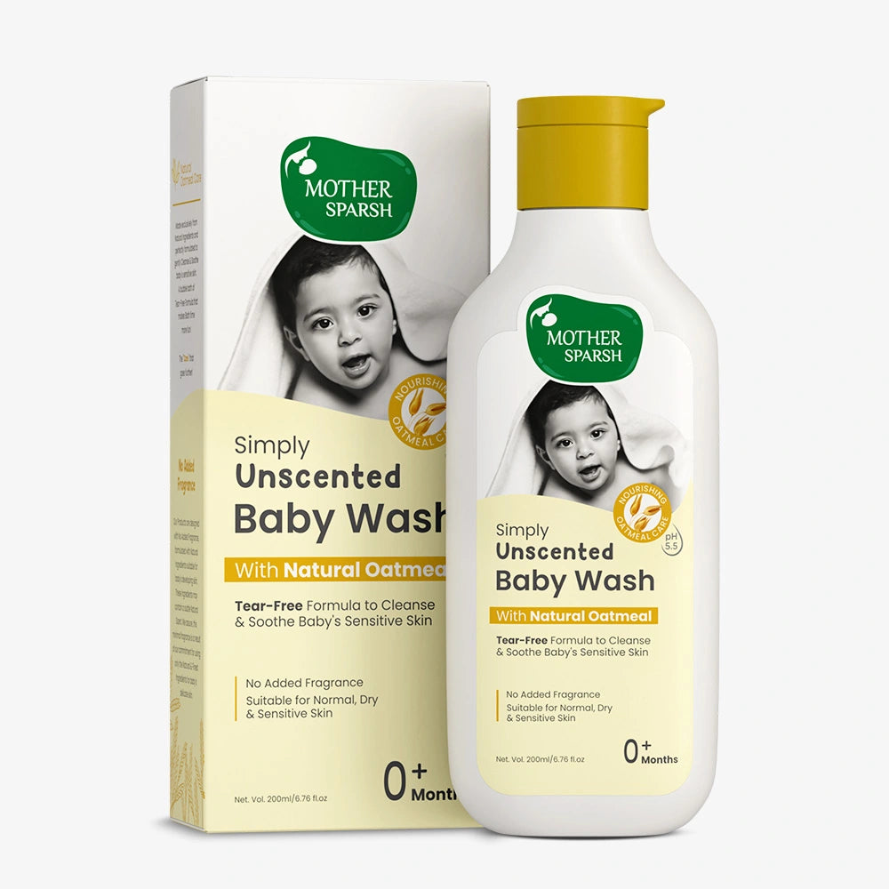 Simply Unscented Baby Wash to cleanse baby skin