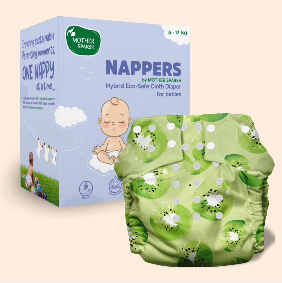 Green diapers best sale