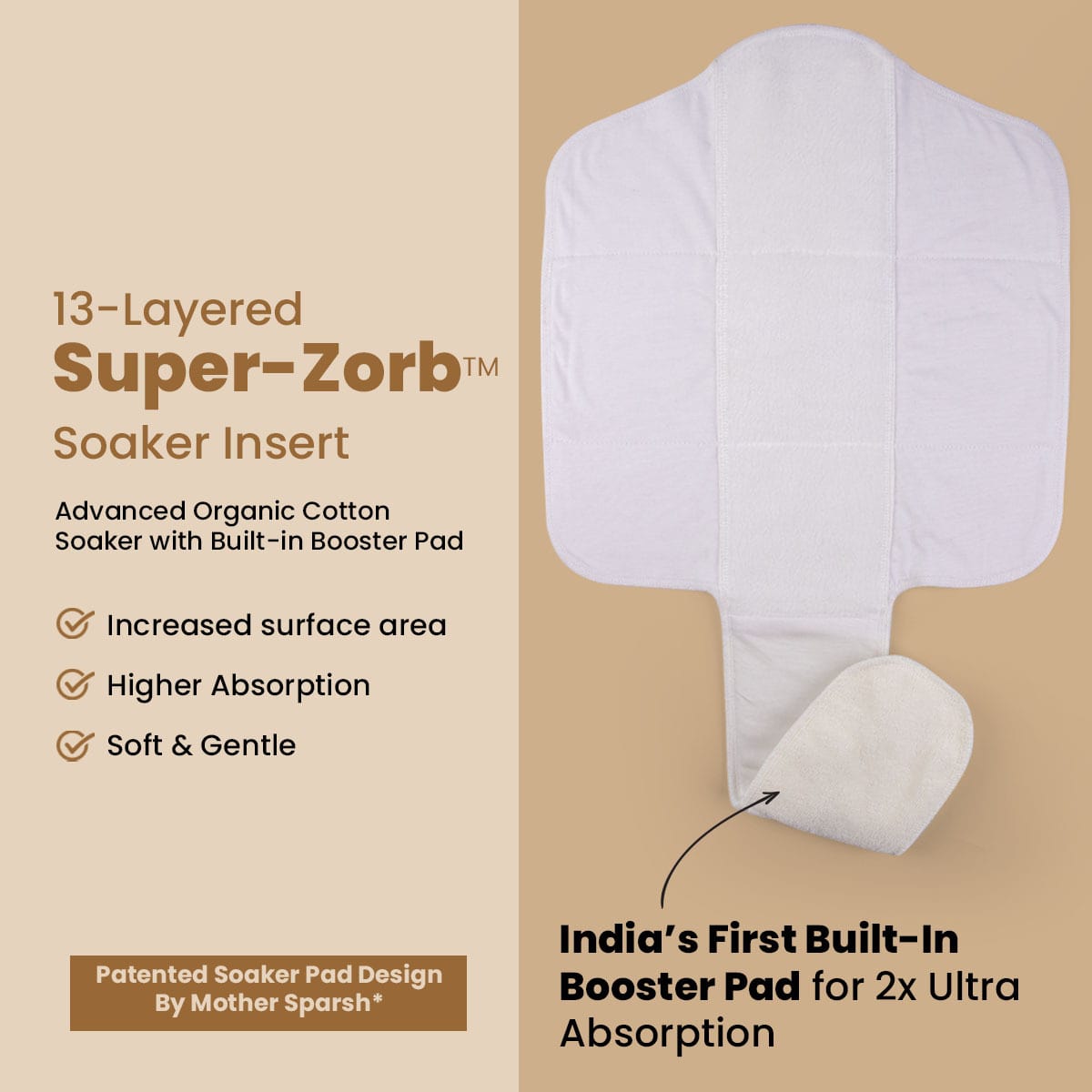 Zorb cloth cheap diaper inserts