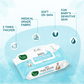 99% Pure Water Unscented Baby Wipes with Medical Grade Fabric for Sensitive Skin (72 pcs)